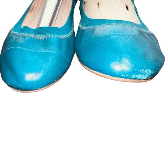 COLE HAAN - Eldridge Ballet Flats, tone on tone Teal, Size: 8 - Picture 8 of 14